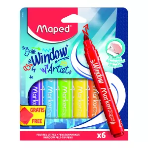 MAPED flomaster Window 6 pisi-brisi