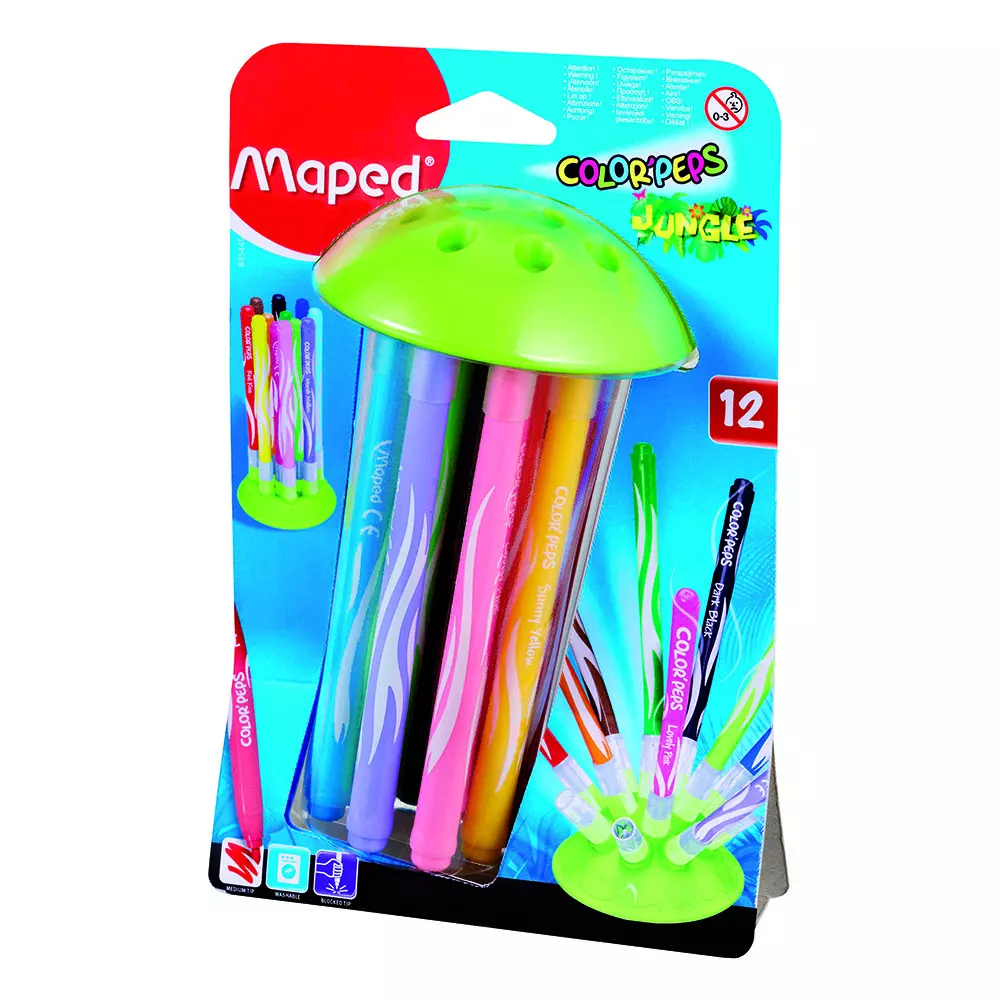 MAPED flomaster JUNGLE 1/12 sa postoljem