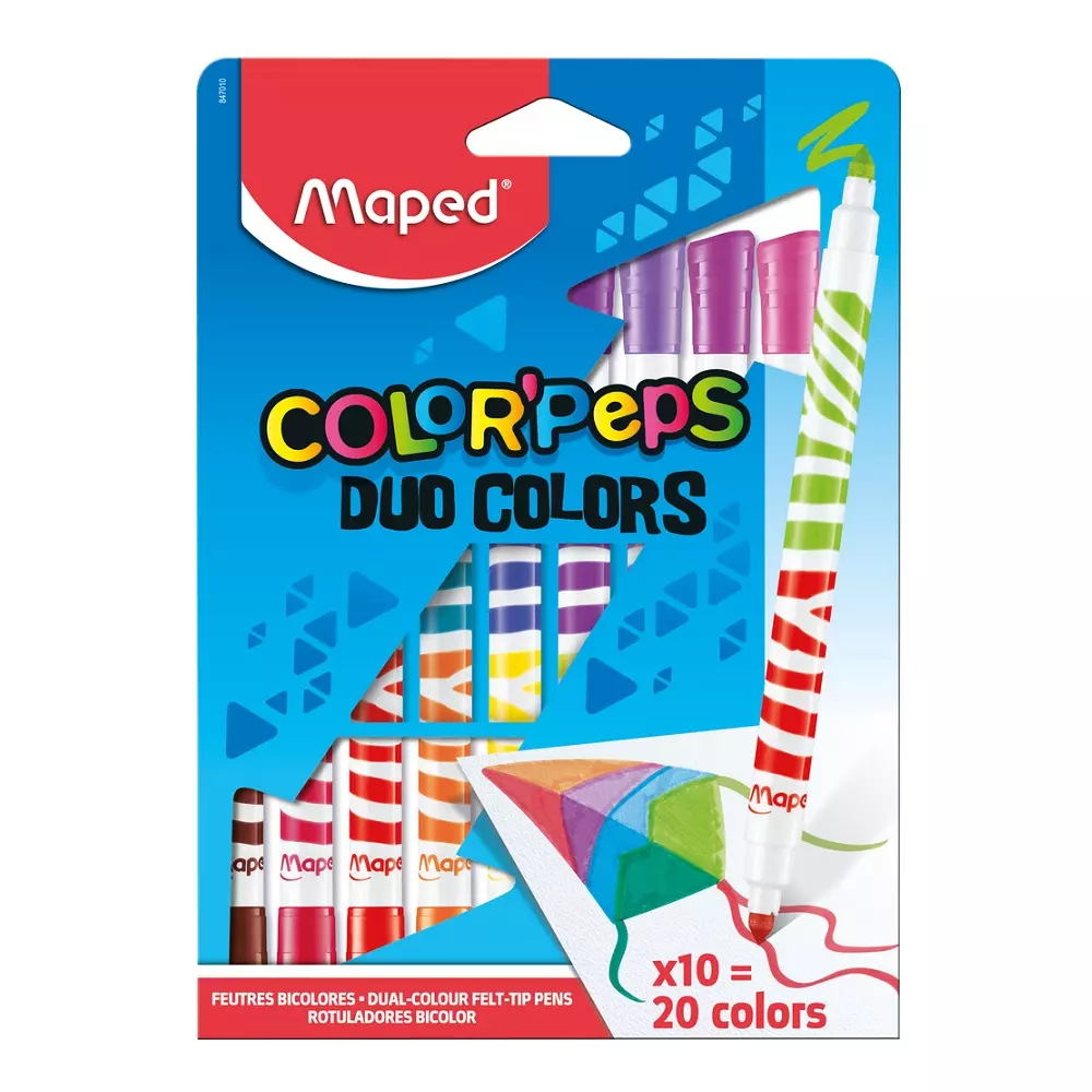 MAPED flomaster DUO COLOR PEPS 10/20