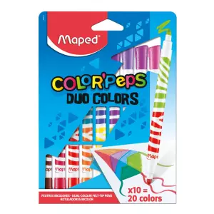 MAPED flomaster DUO COLOR PEPS 10/20