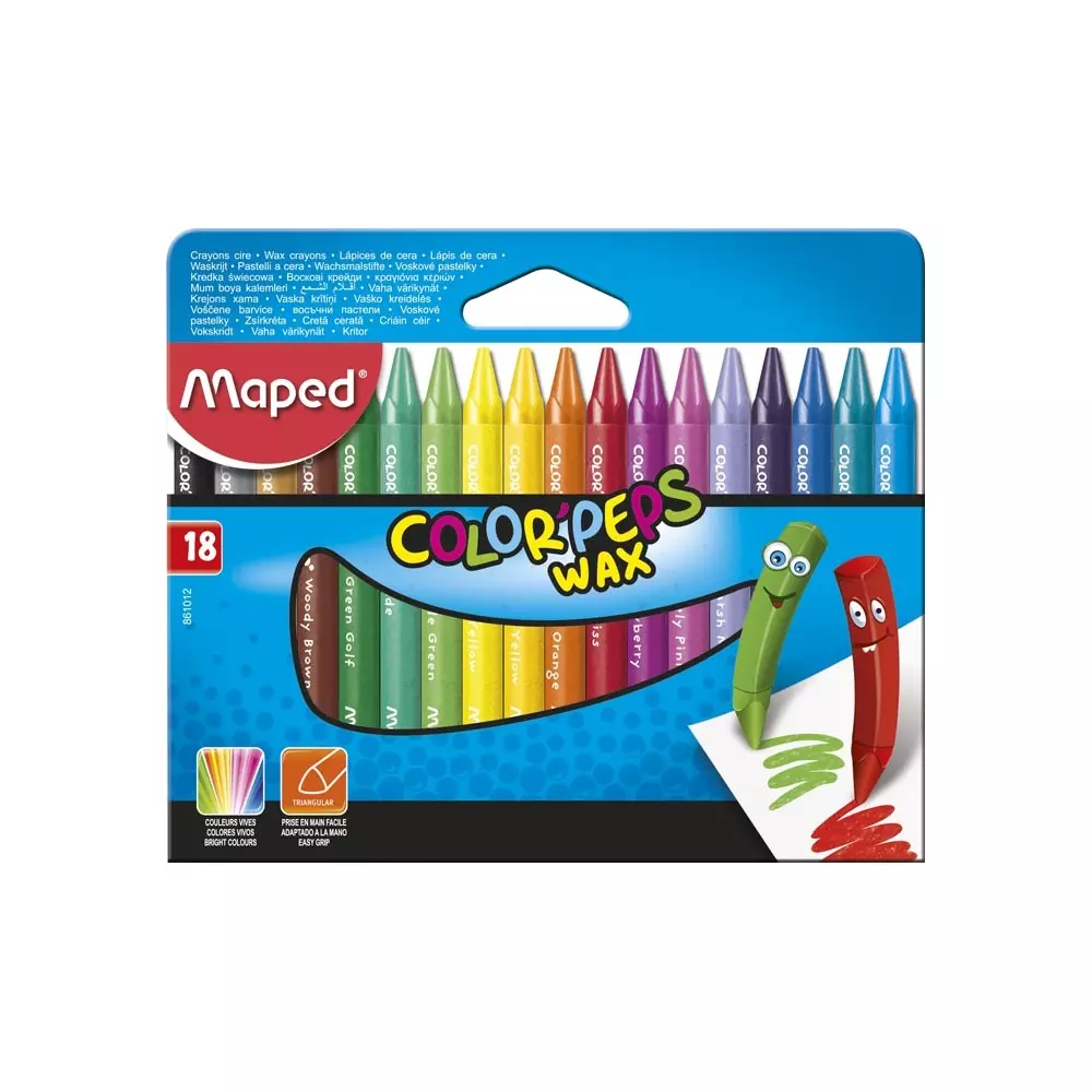 MAPED voštane bojice 1/18
