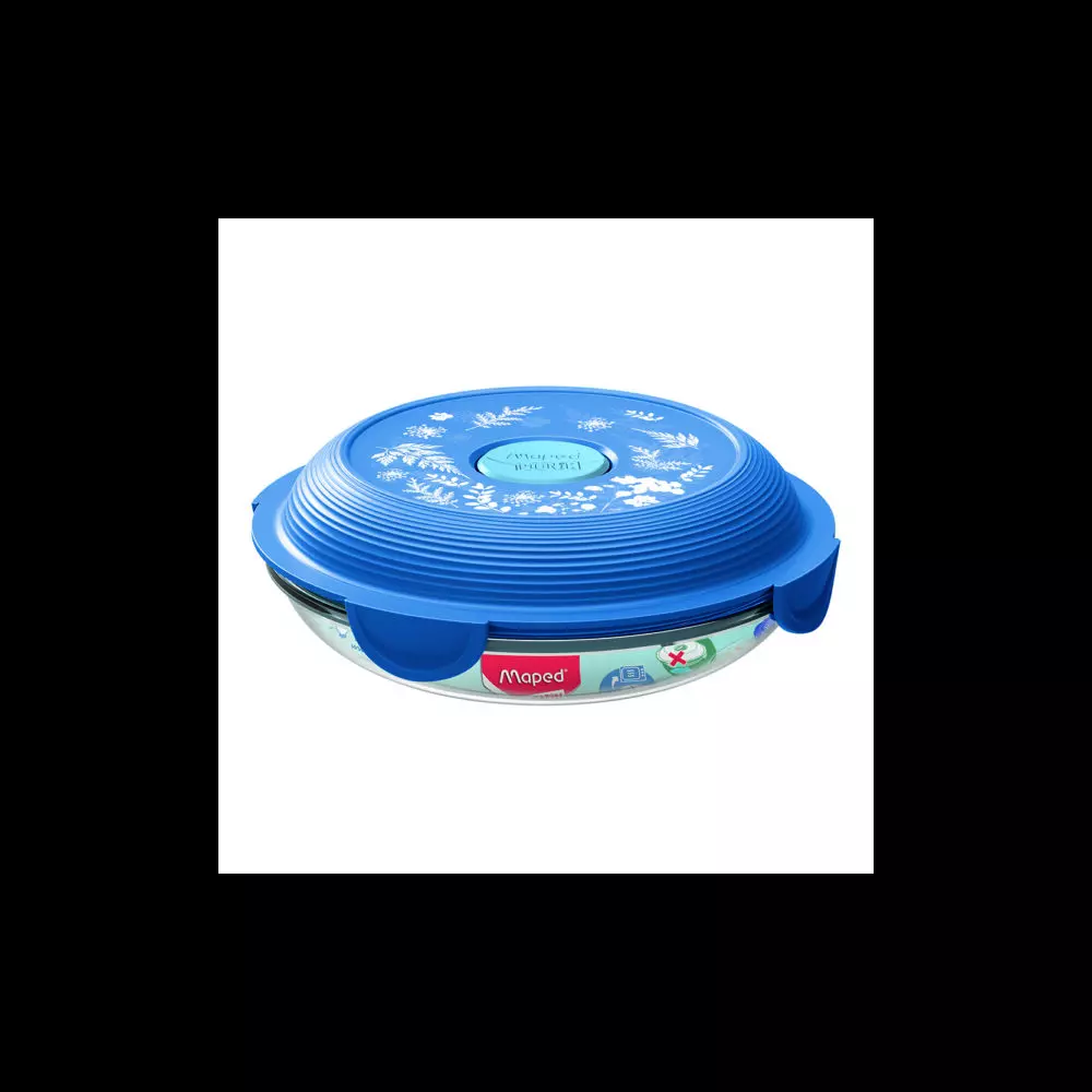 MAPED stakleni tanjir Cvece noc 700ml