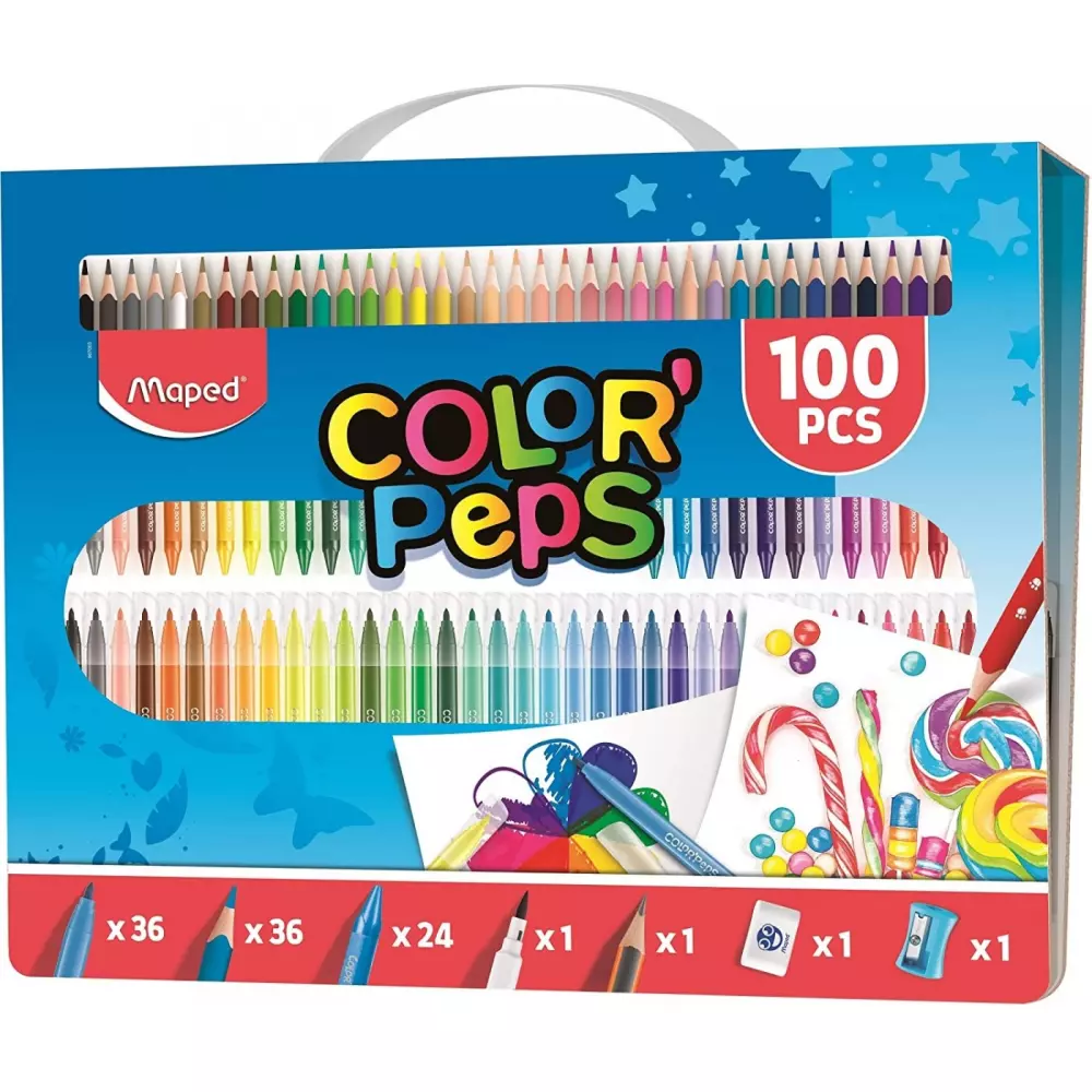 MAPED KREATIV set za bojenje 1/100