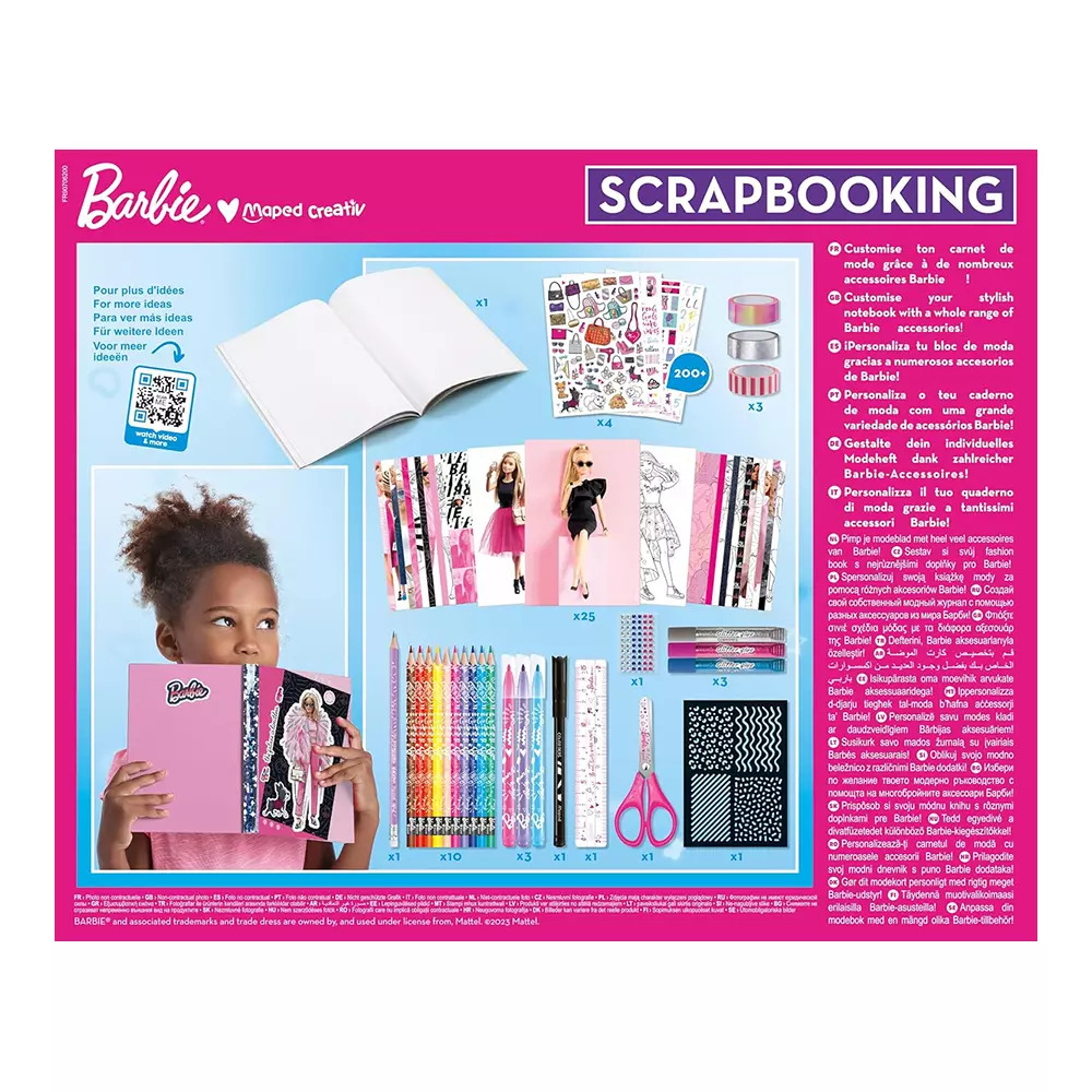 MAPED KREATIV set SPOMENAR BARBIE