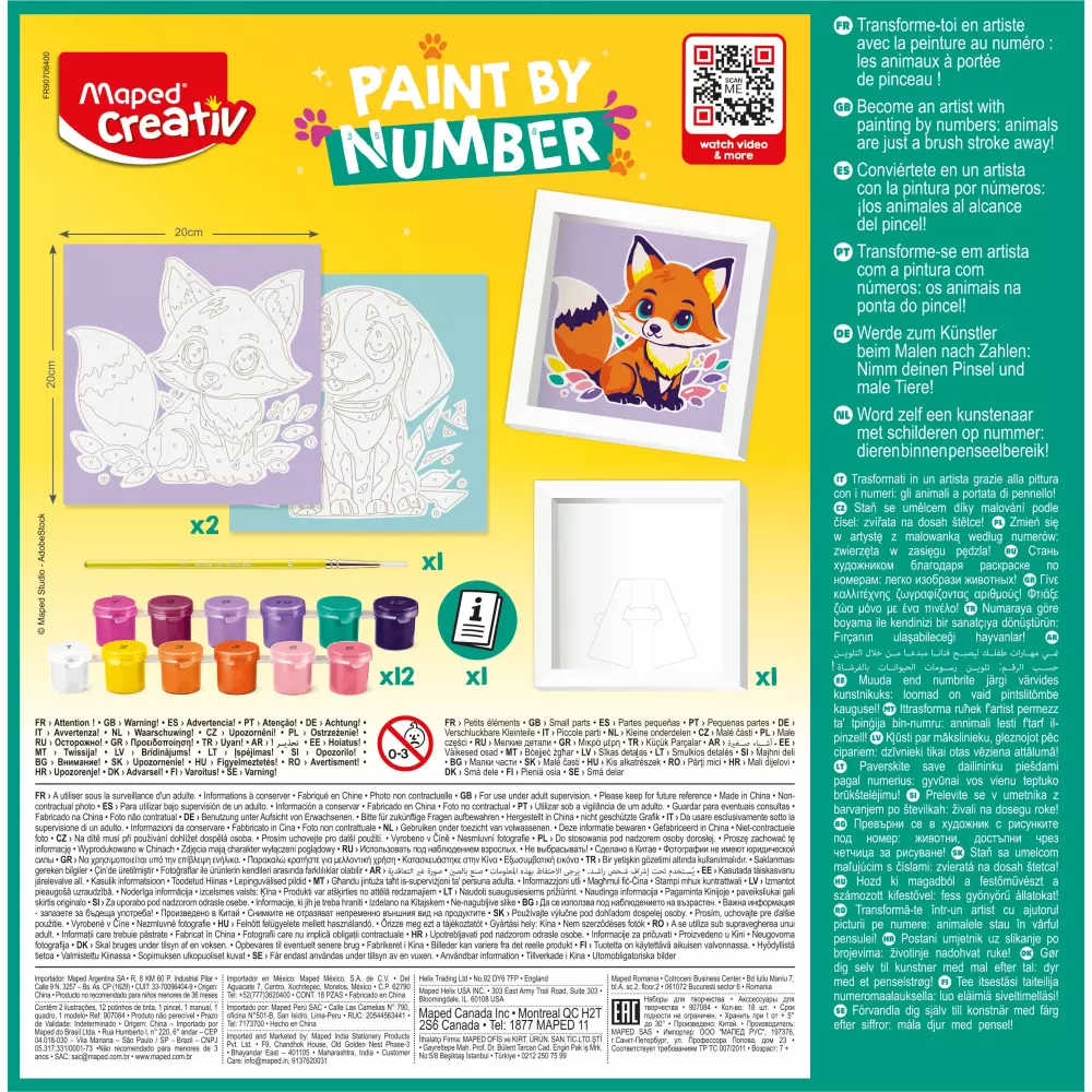 MAPED KREATIV set crtanje Kuca/Lisica