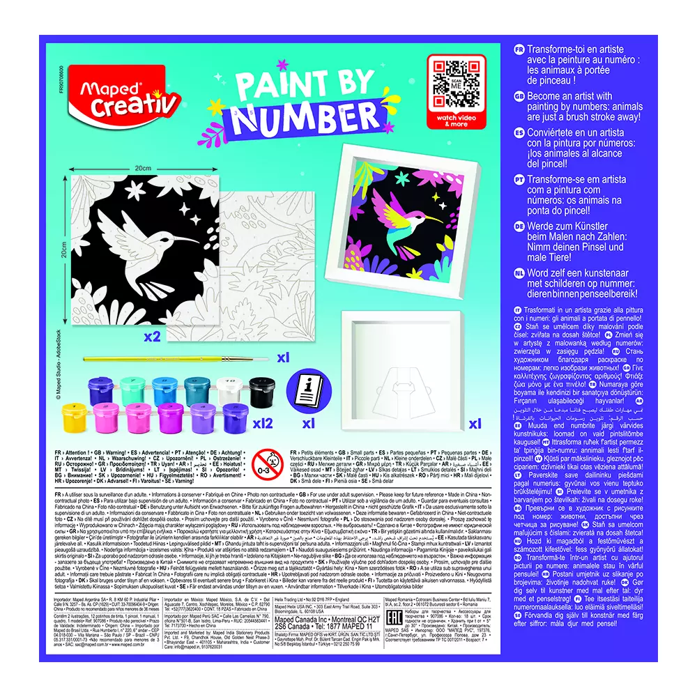 MAPED KREATIV set crtanje Leopard/Ptica