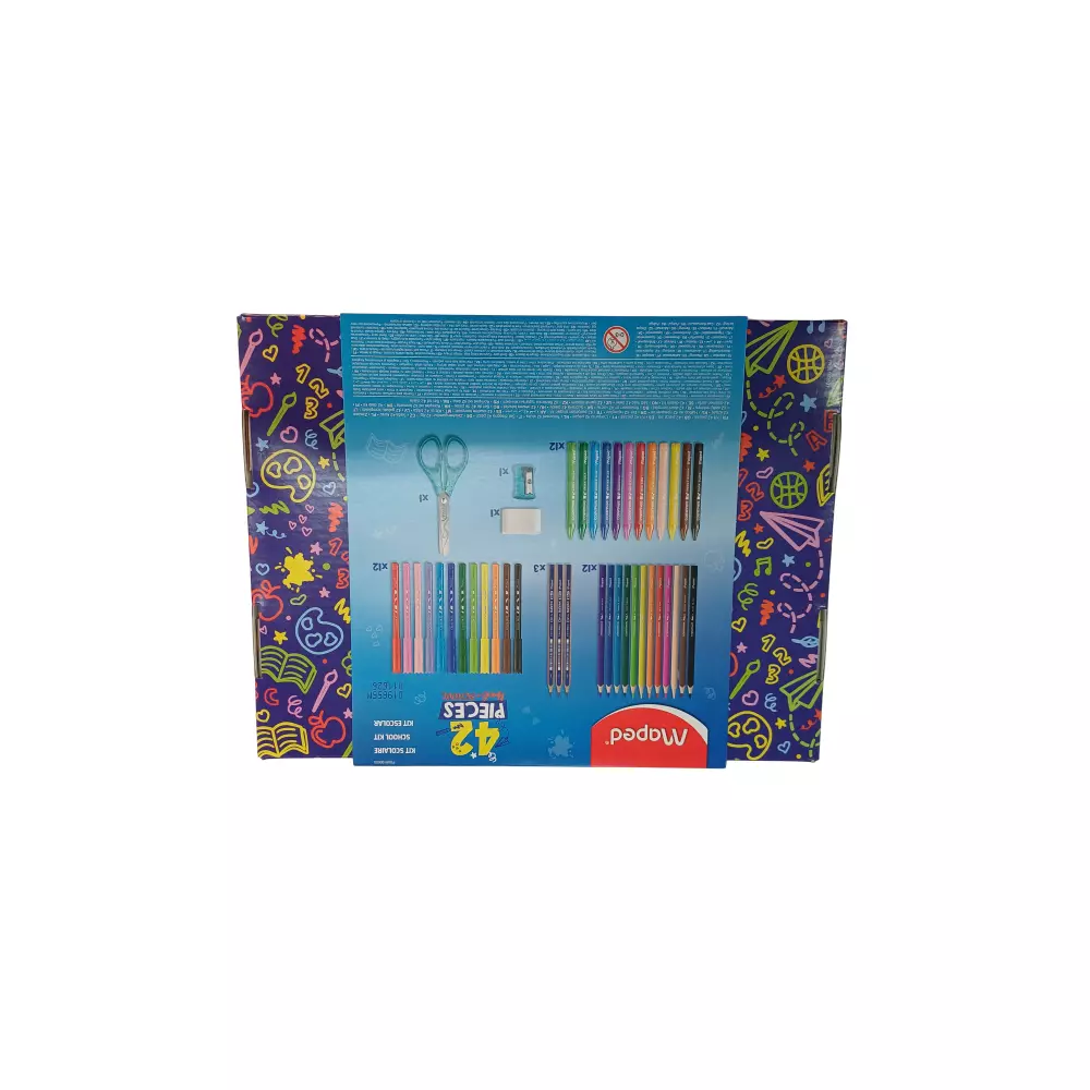 MAPED skolski set 42 elementa