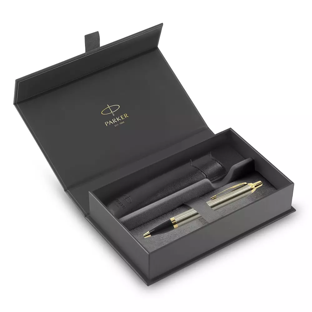PARKER ROYAL HO IM Brush Metal GT+Etui