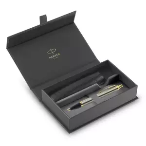PARKER ROYAL HO IM Brush Metal GT+Etui
