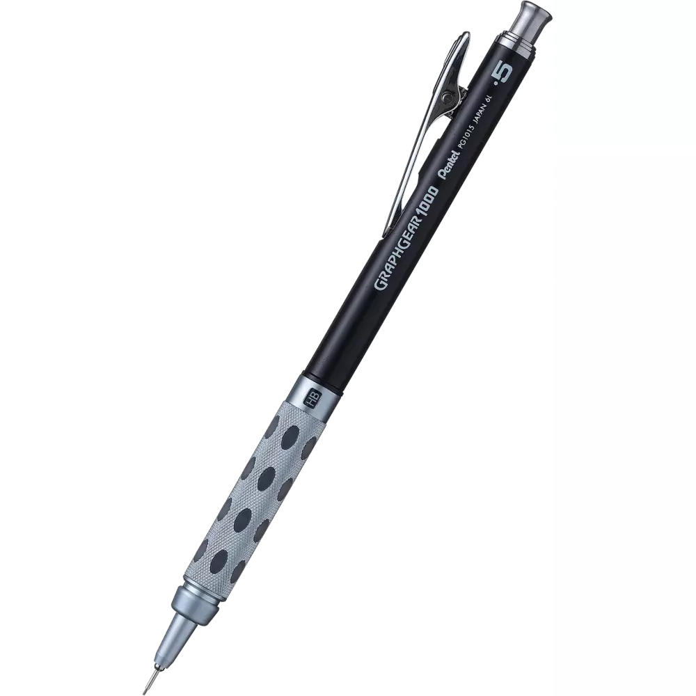 PENTEL set PO GRAPHGEAR 0.5 crna