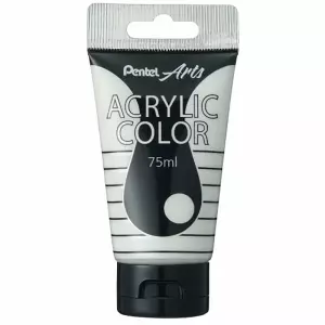PENTEL akrilna boja 75ml biserno bela