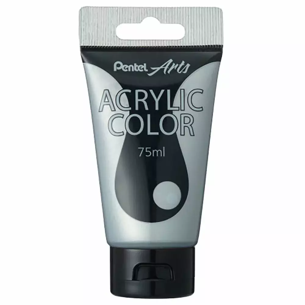 PENTEL akrilna boja 75ml srebrna