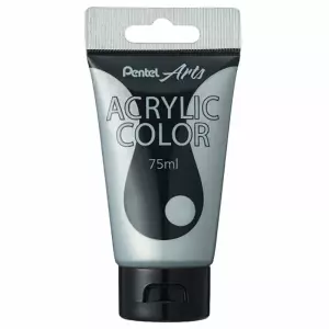 PENTEL akrilna boja 75ml srebrna