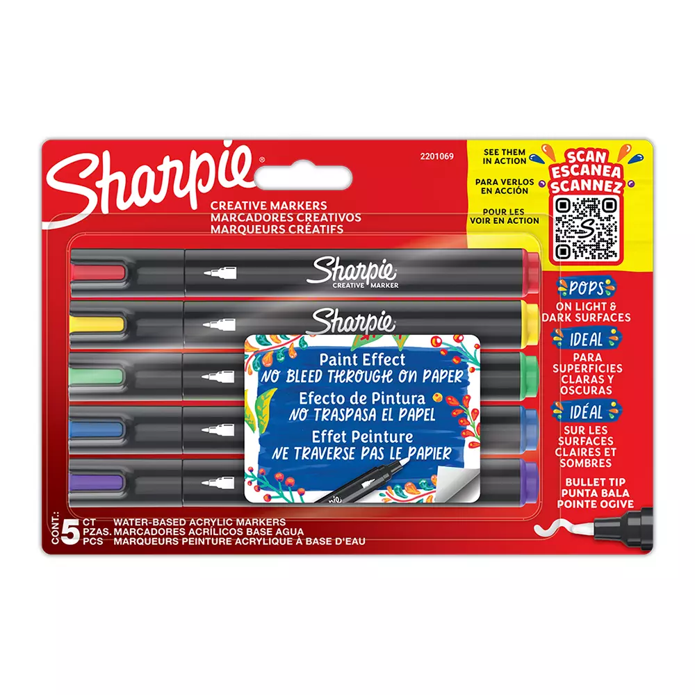 SHARPIE markeri Akrilni obli 5/1