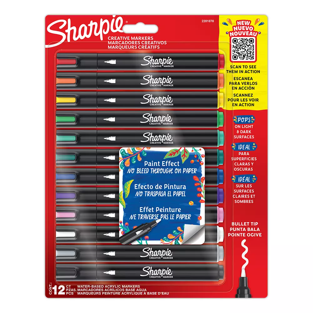 SHARPIE markeri Akrilni obli 12/1