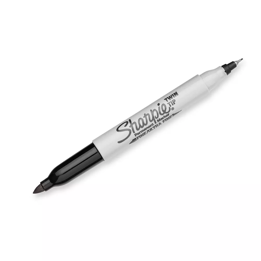 SHARPIE marker TWIN TIP crni 1/1 blister