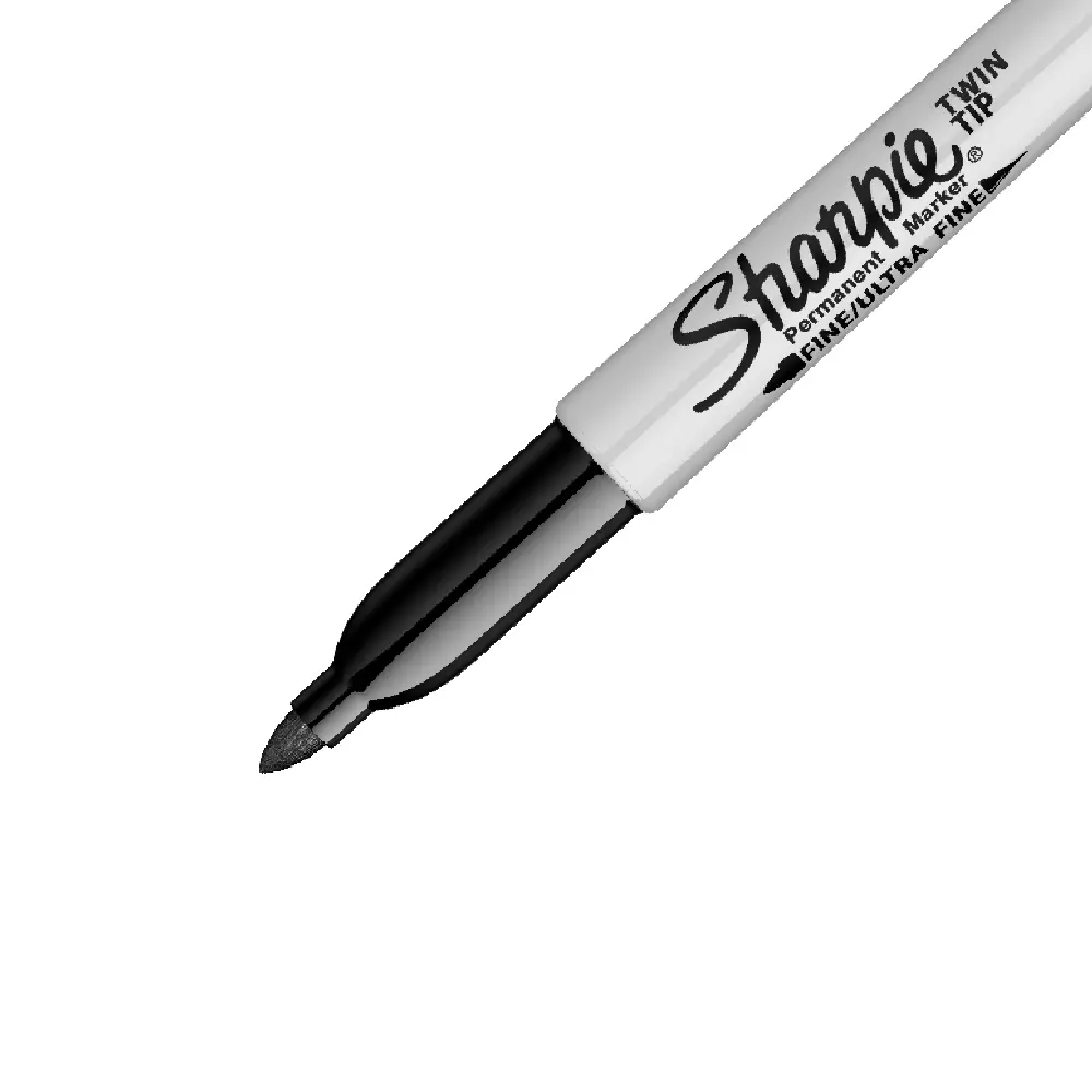 SHARPIE marker TWIN TIP crni 1/1 blister